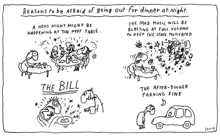 Going out for Dinner - Leunig