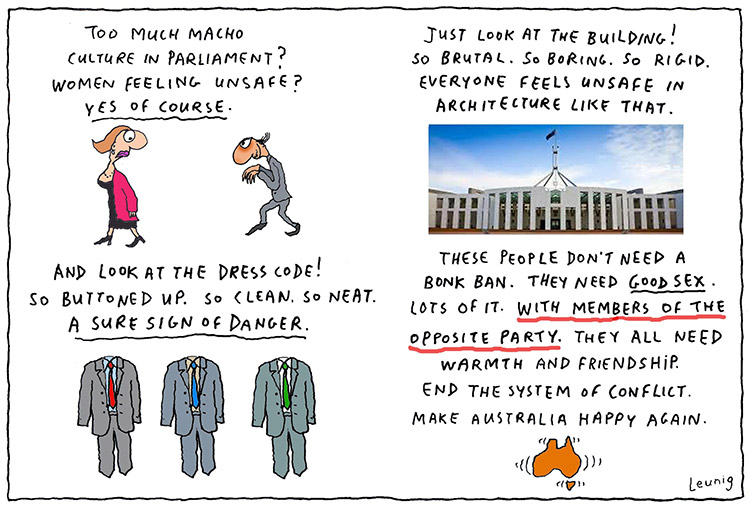 Macho Culture Leunig